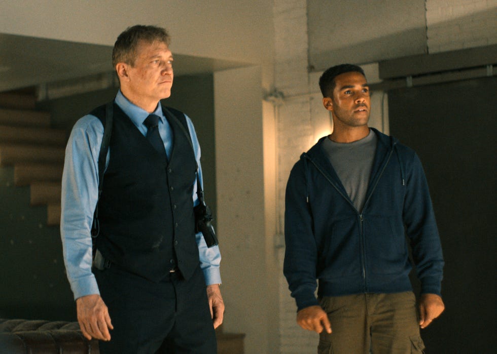 Holt McCallany, Lucien Laviscount, Safe House holt mccallany, lucien laviscount, safe house