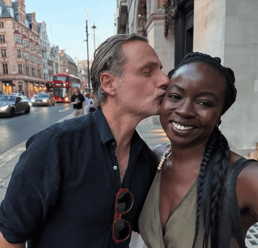 Andrew Lincoln and Danai Gurira recently reunited in London