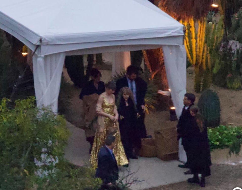 Taylor Swift and Stevie Nicks at Este Haim's wedding