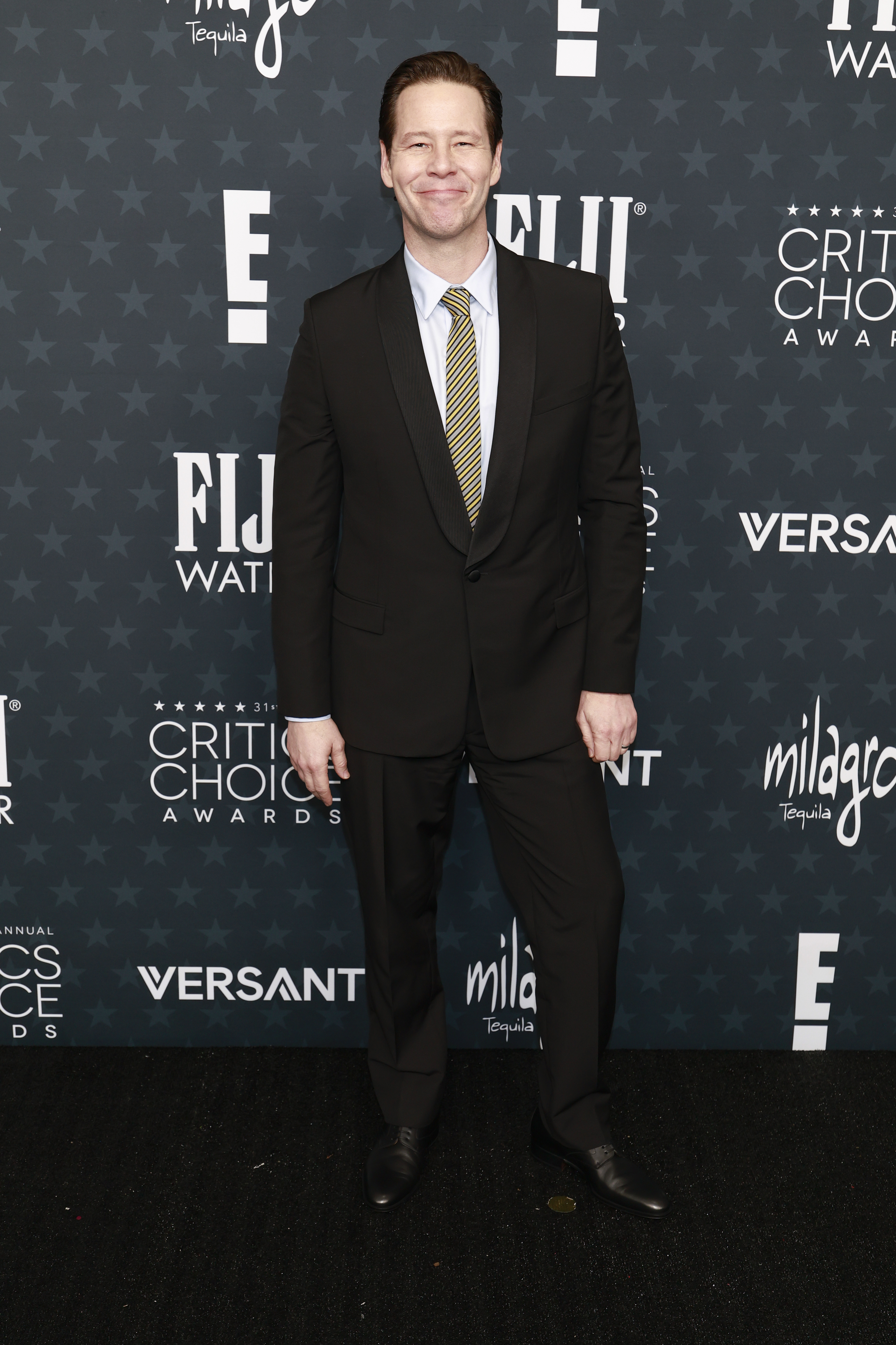 Ike Barinholtz attends the 31st Annual Critics Choice Awards at Barker Hangar on January 04, 2026 in Santa Monica, California