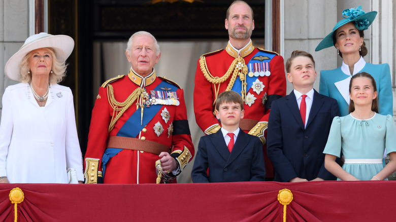 The royal family at Trooping the Colours