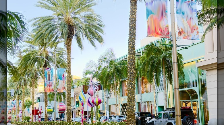 Beverly Hills during holiday season