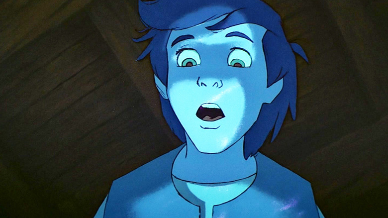 Taran looking amazed in The Black Cauldron