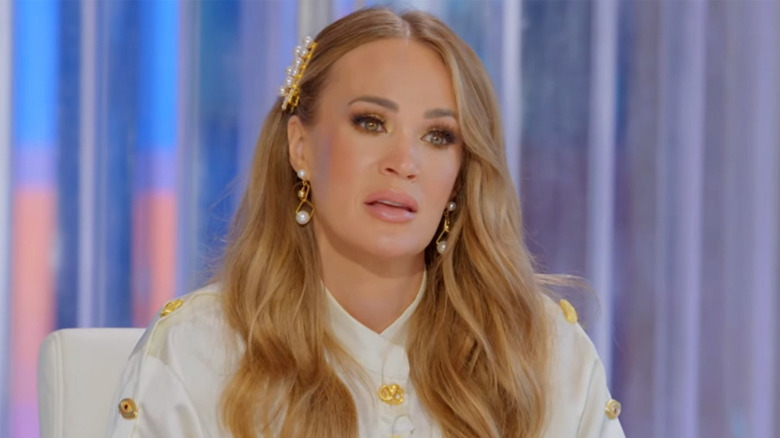 Carrie Underwood crying on American Idol Season 24