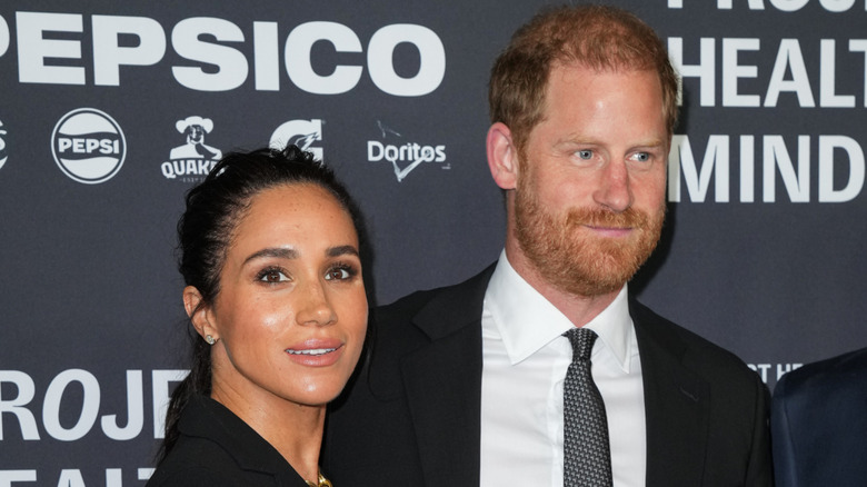 Meghan Markle and Prince Harry smiling