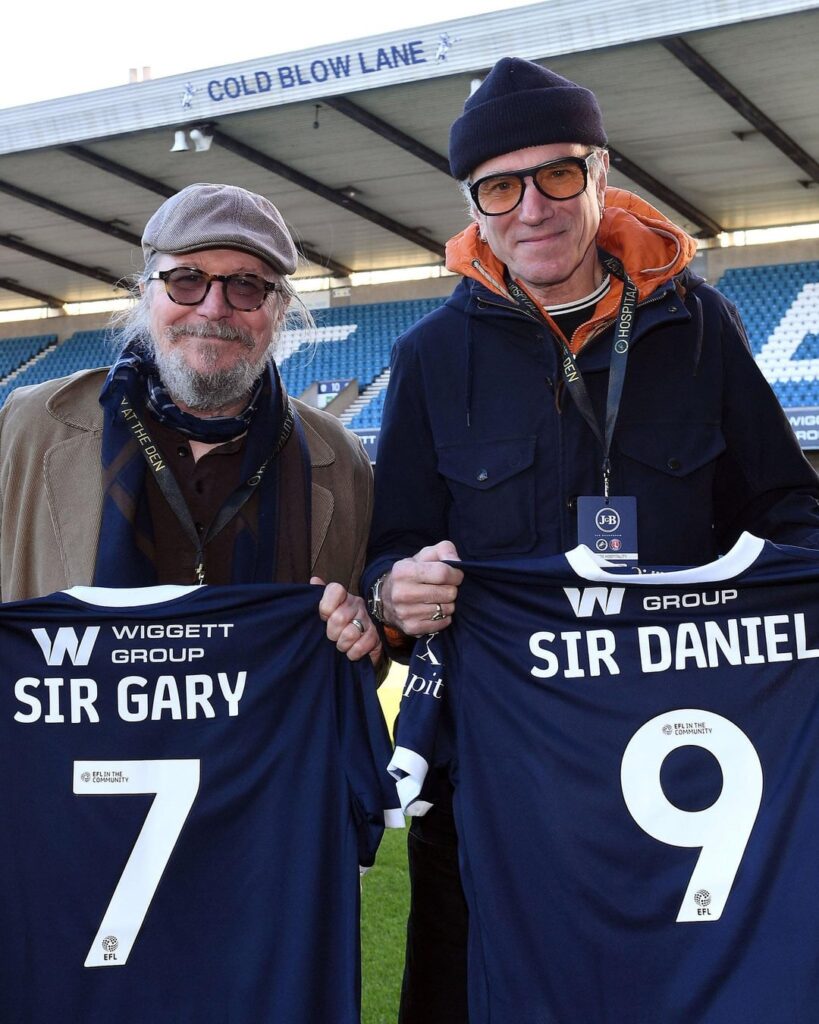 Gary Oldman and Daniel Day-Lewis at the Millwall vs. Charlton game (January 24, 2026)