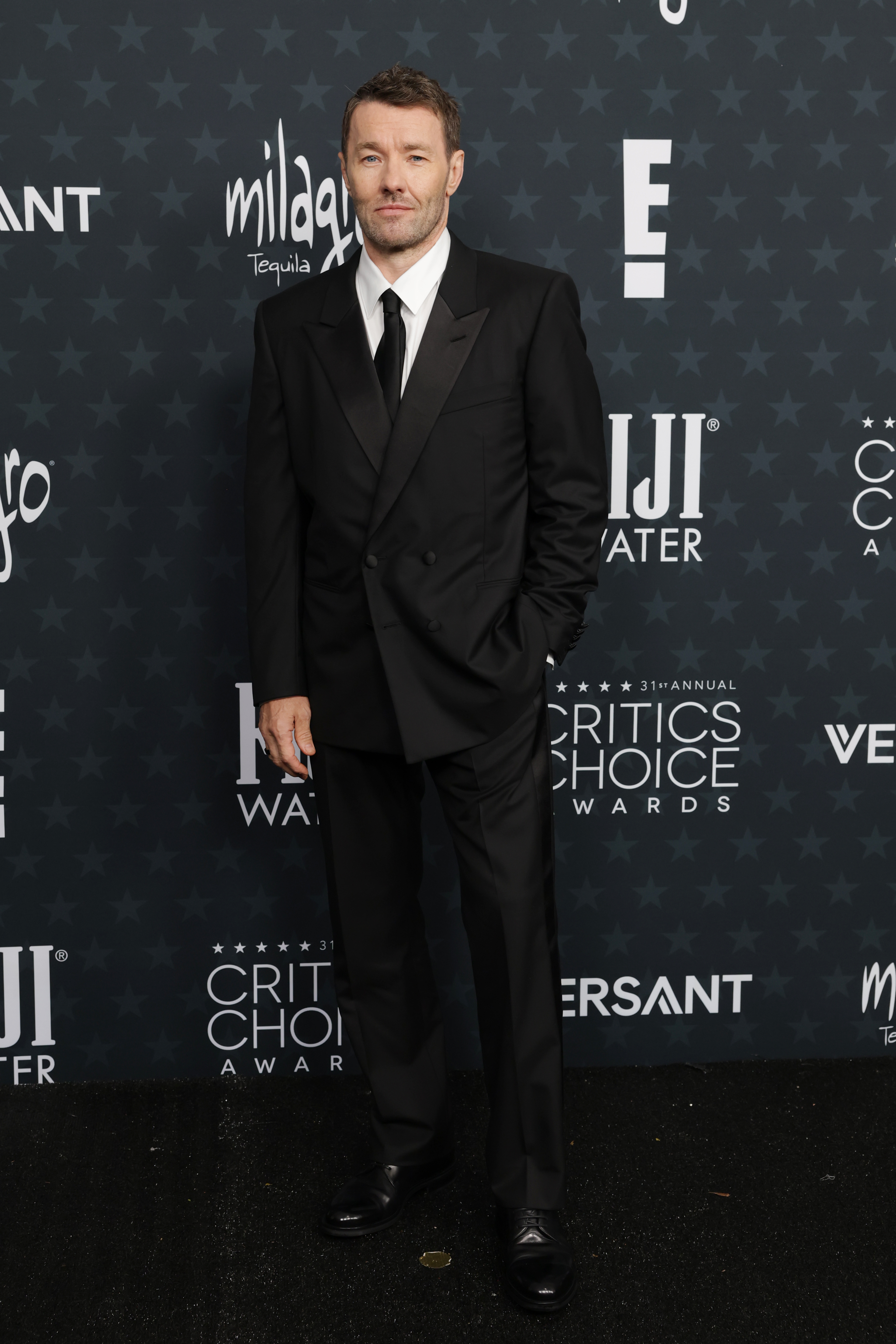 Joel Edgerton attends the 31st Annual Critics Choice Awards at Barker Hangar on January 04, 2026 in Santa Monica, California