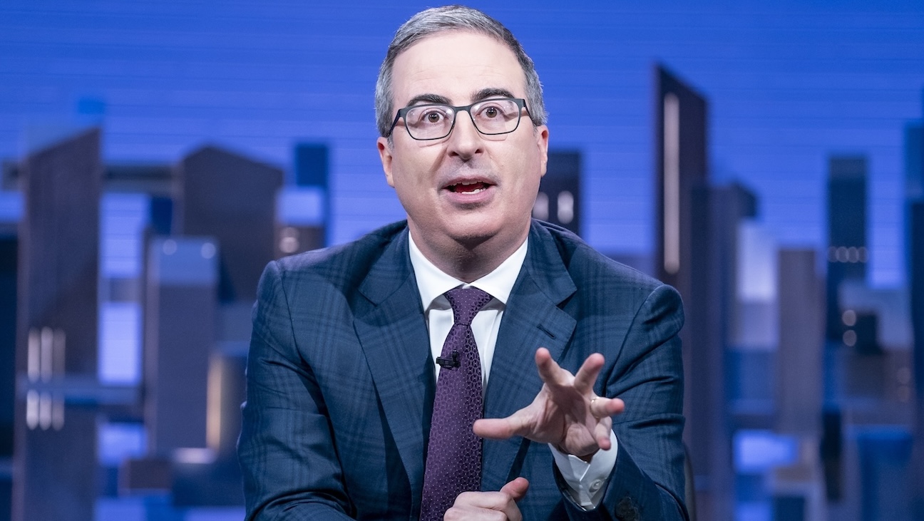 John Oliver hosting Last Week Tonight