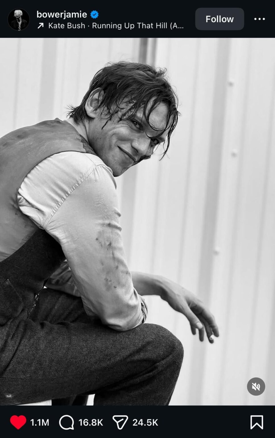 Jamie Campbell Bower says goodbye to Stranger Things: “It’s been real. Thank you Stranger Things, Netflix, the cast, the crew, the fans. You have changed my life. I love you. X”