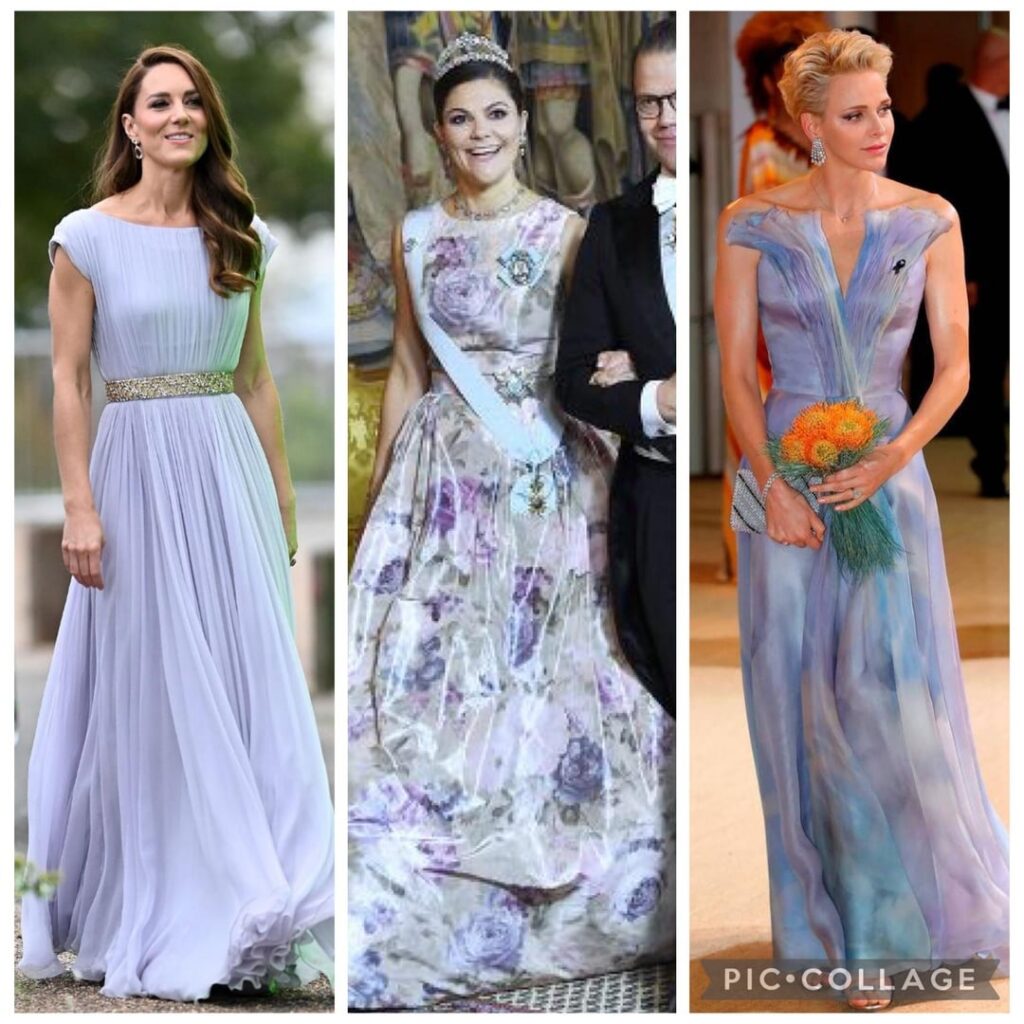 Who can pull off the best lavender or lilac look?