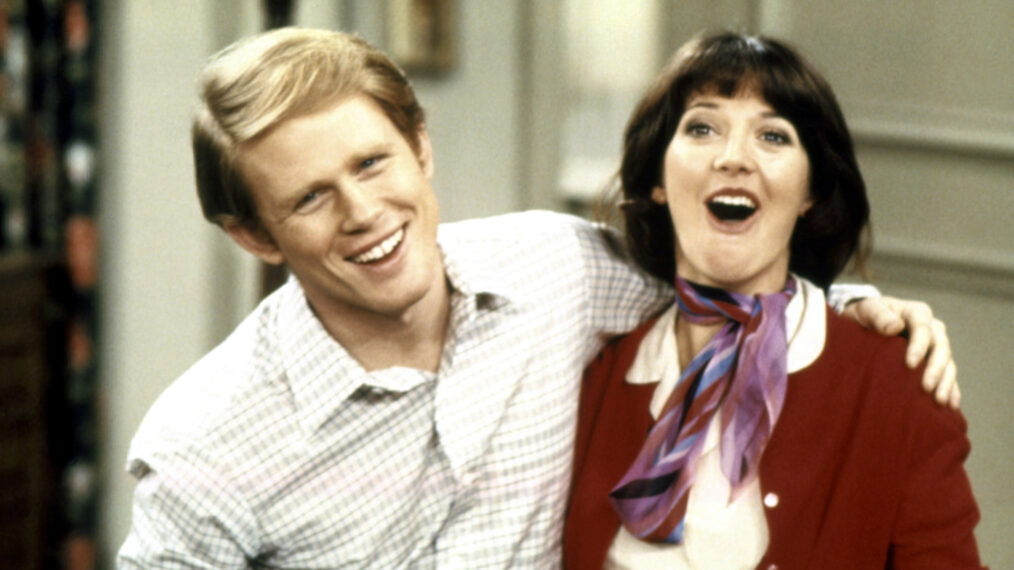 HAPPY DAYS, from left: Ron Howard, Lynda Goodfriend, 1974-84.