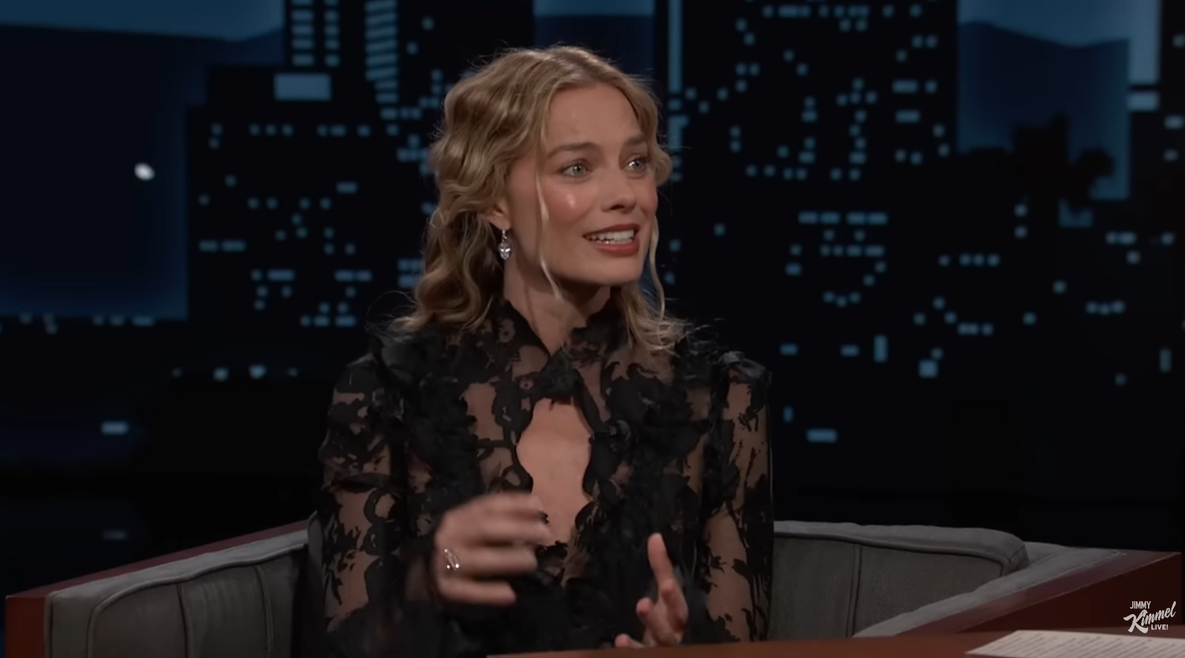 Barbie in black: Margot Robbie has returned to method-dressing for the ‘Wuthering Heights’ press tour