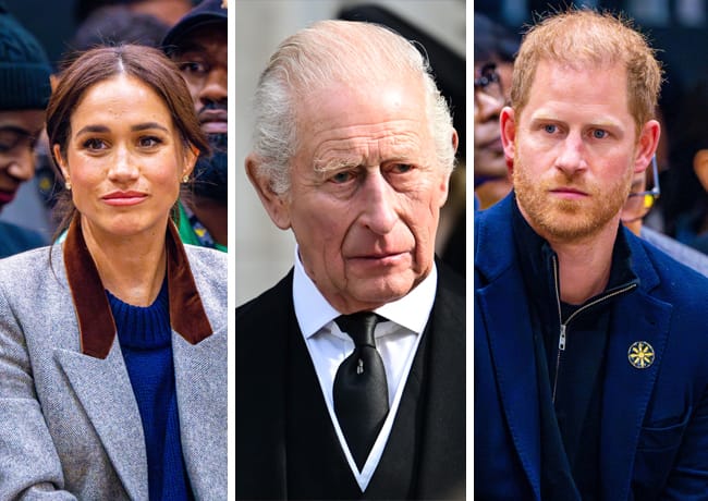 King Charles Prince Harry Meghan Markle