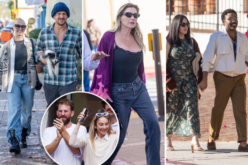 Este Haim and Jonathan Levin spent New Year's Day watching movies with pals after wedding