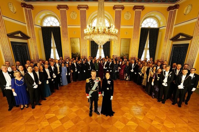 King Frederik and Queen Mary Host their New Year Levée