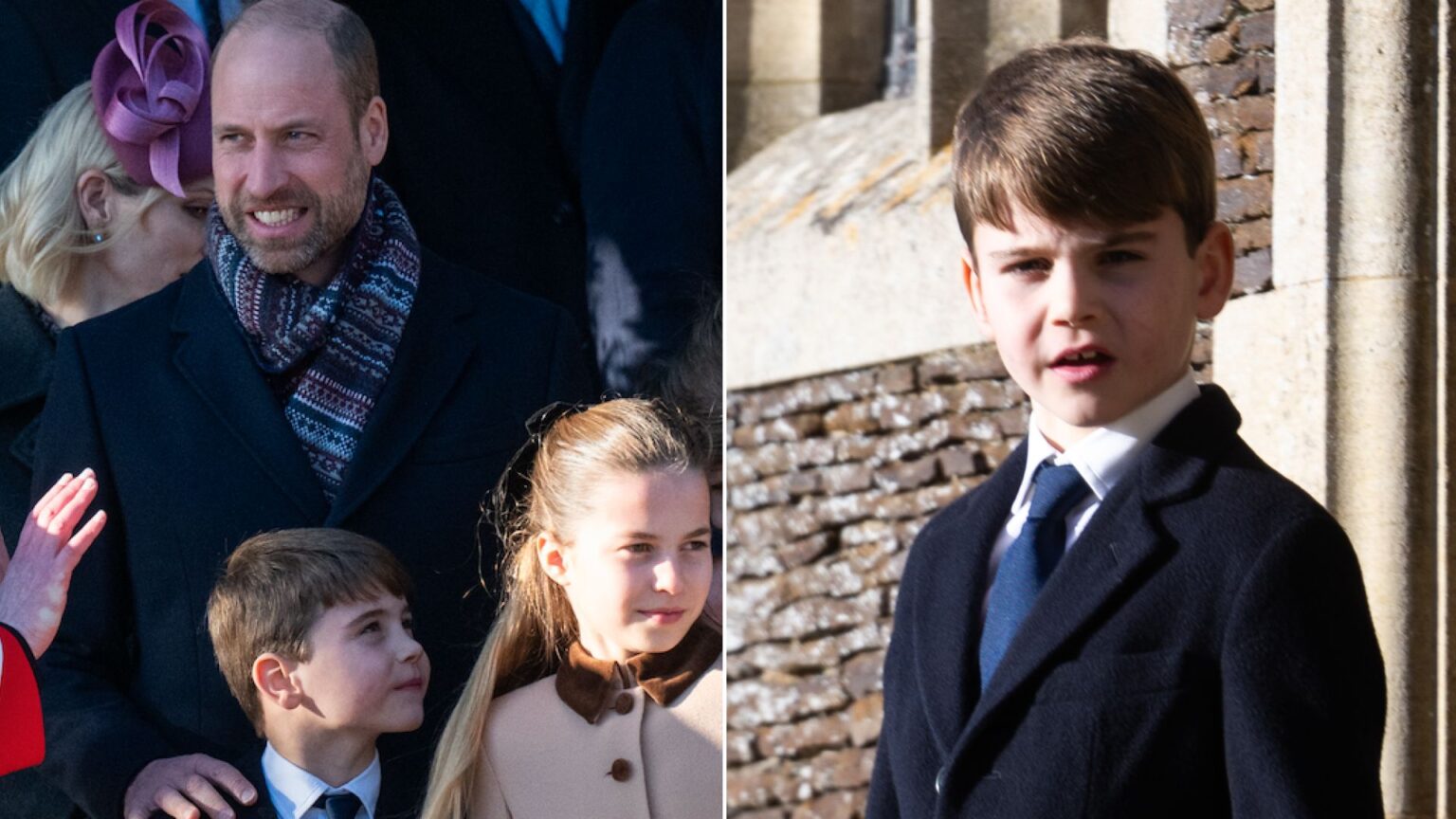 How Prince Louis Asserted His Authority Over Dad William Prince Louis wears a navy suit on Christmas Day in Sandringham as he appears alongside dad Prince William and sister Princess Charlotte