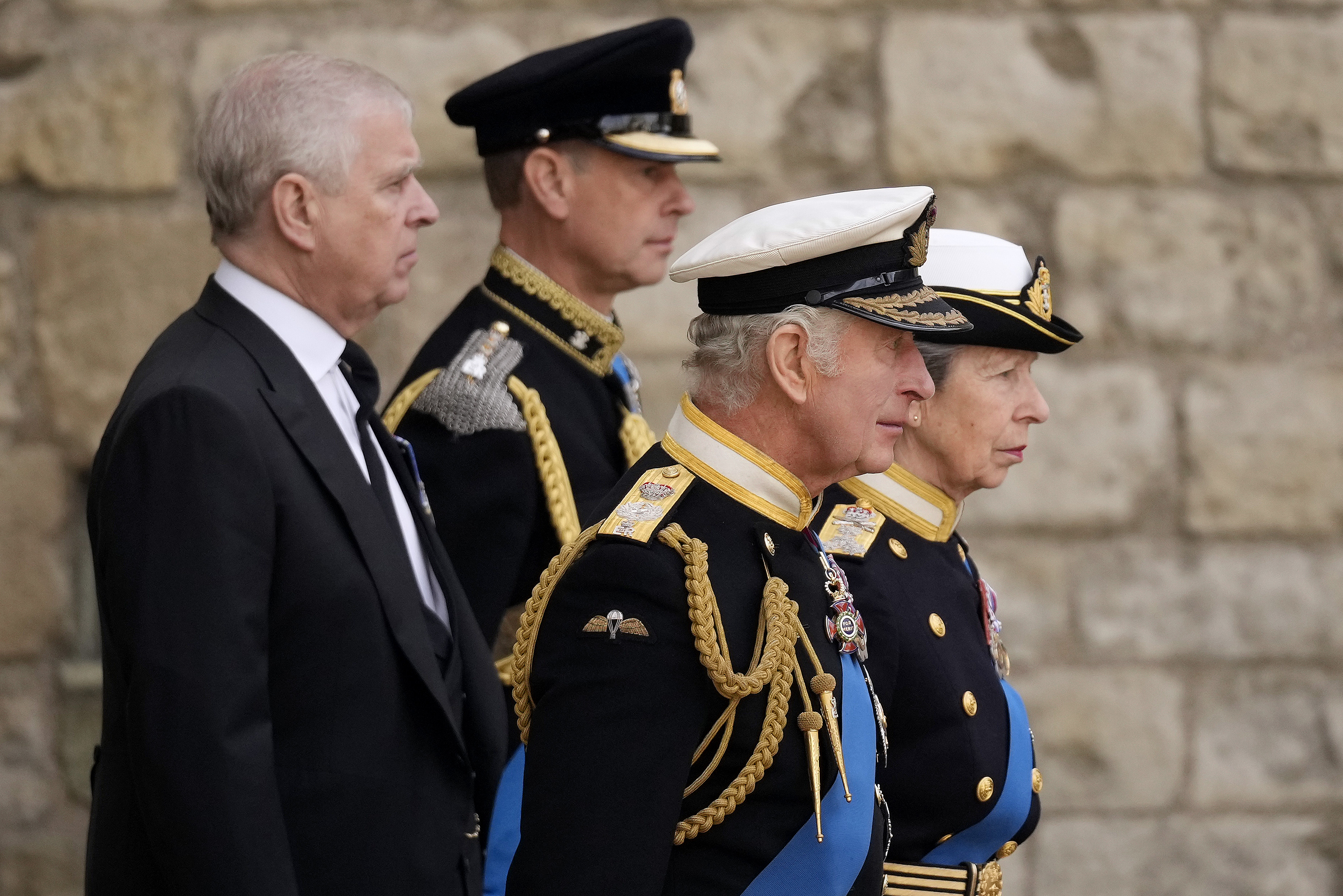 King Charles, Princess Anne, Prince Edward