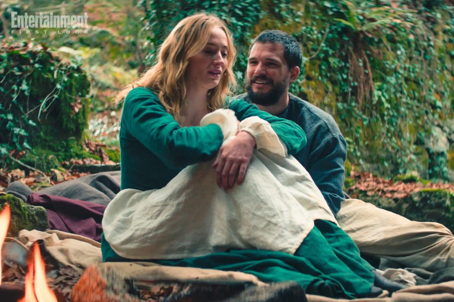 First official look at Sophie Turner and Kit Harington in ‘THE DREADFUL,’ a remake of the Japanese horror film, ‘ONIBABA.’