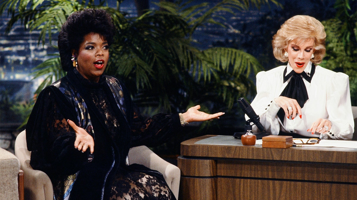 Oprah Winfrey and Joan Rivers