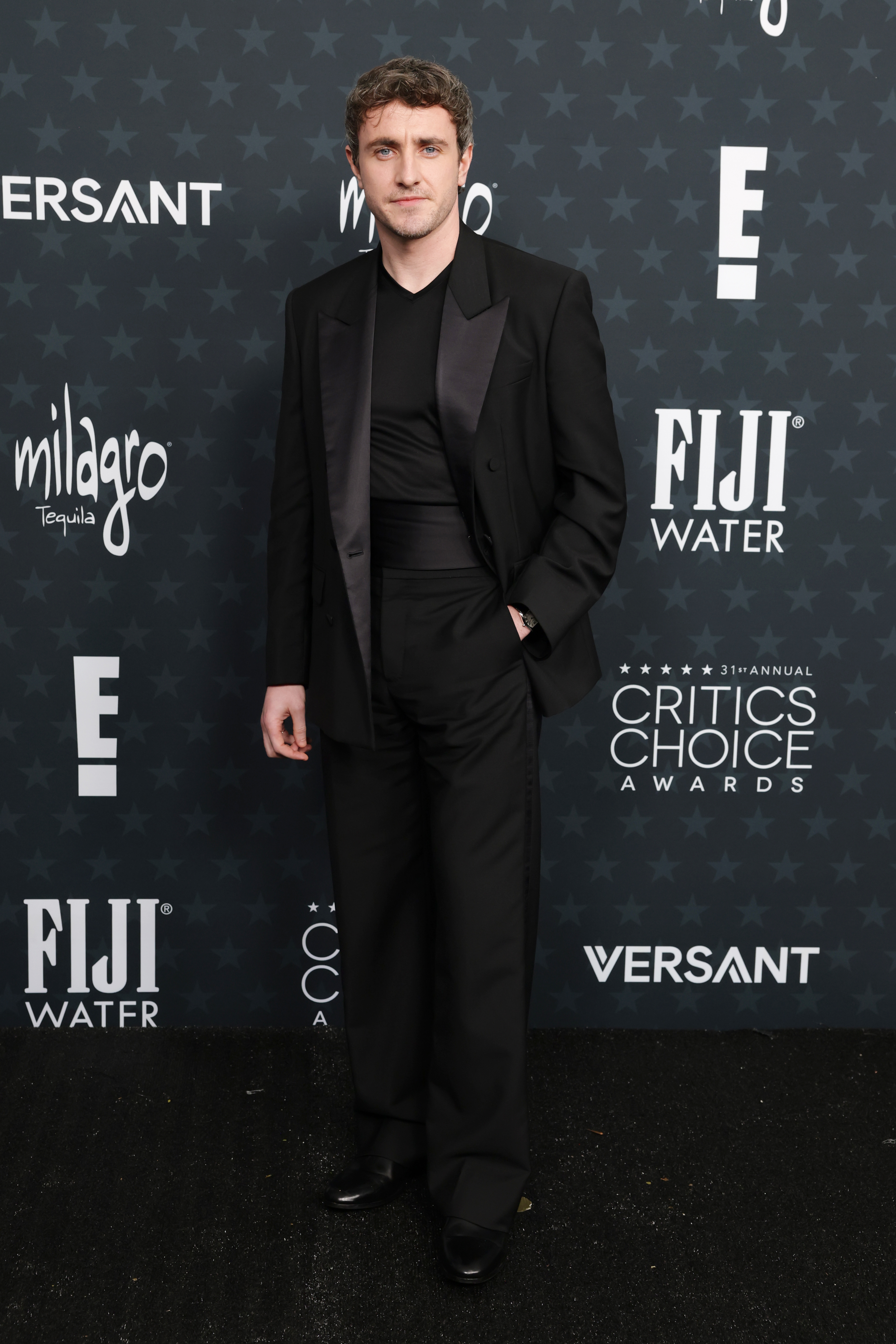 Paul Mescal attends the 31st Annual Critics Choice Awards at Barker Hangar on January 04, 2026 in Santa Monica, California