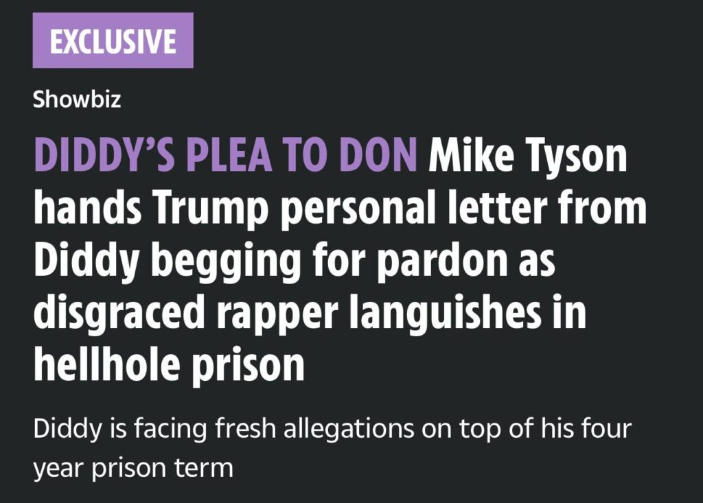 Rapist hands rapist a letter asking for another rapist to be pardoned