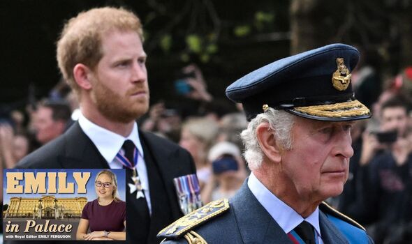 Prince Harry nad King Charles