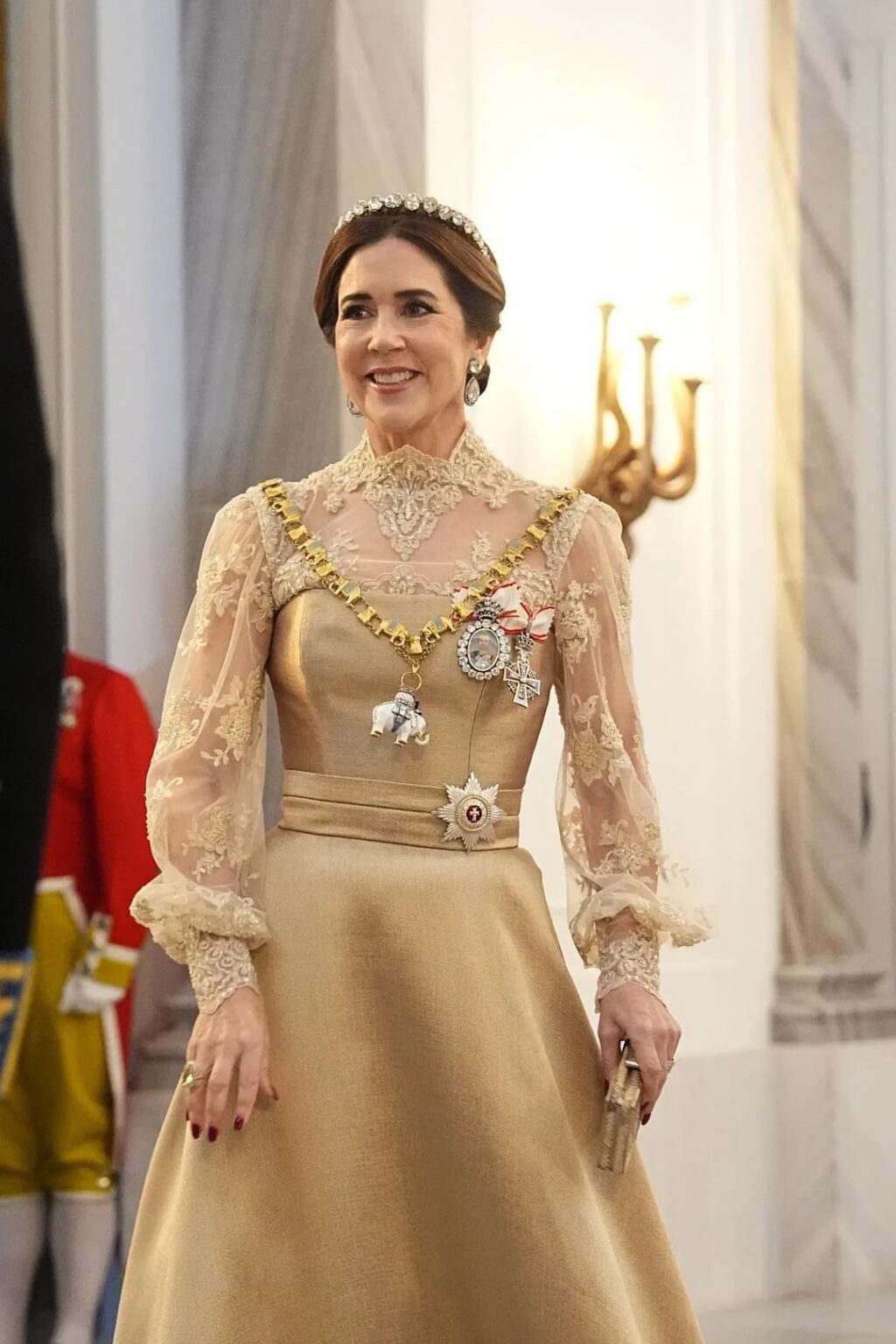 The Danish Royal Family at their New Year Banquet