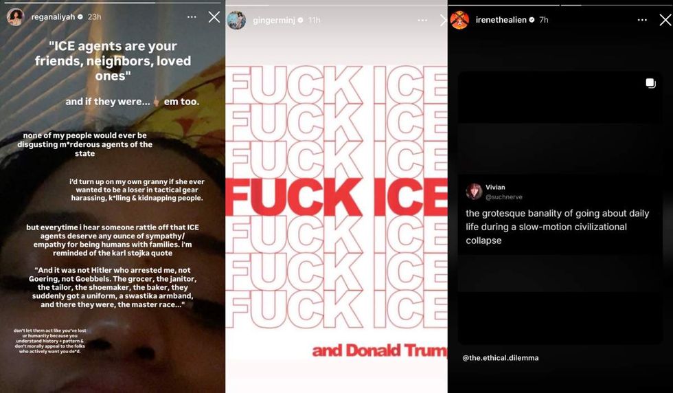 Regan Aliyah; Ginger Minj; Irene The Alien