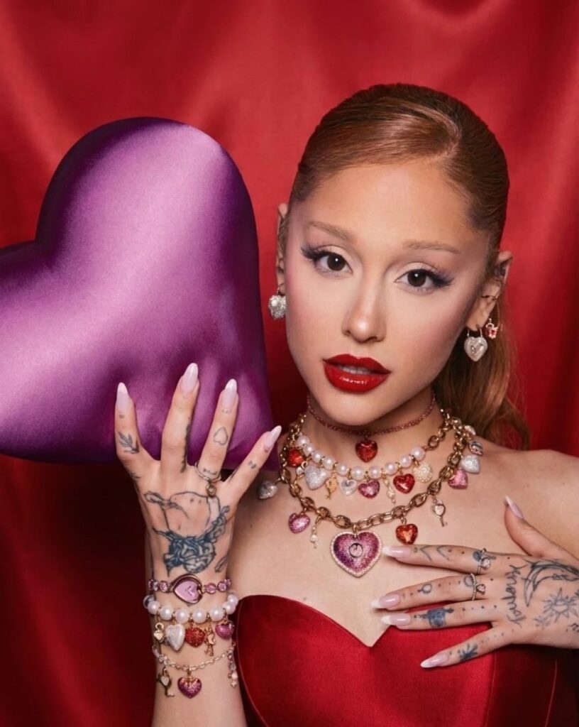 Ariana Grande for Swarovski Valentine’s Day collection ♥️