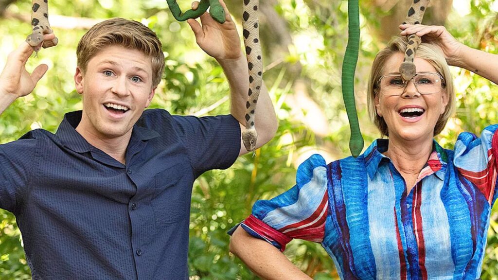 Robert Irwin and Julia Morris