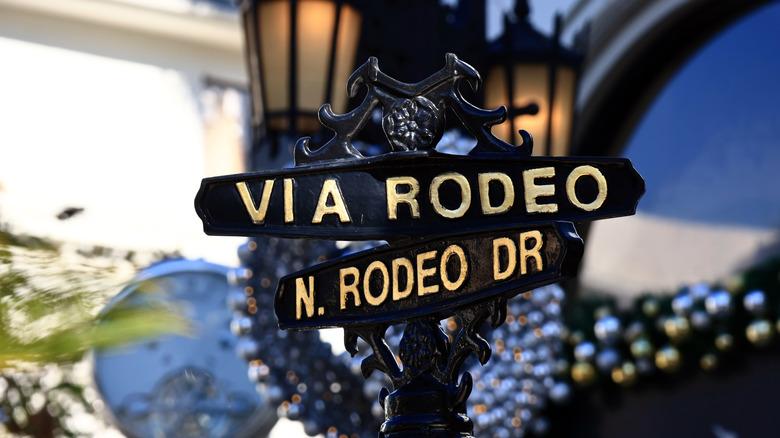 Sign for Rodeo Drive