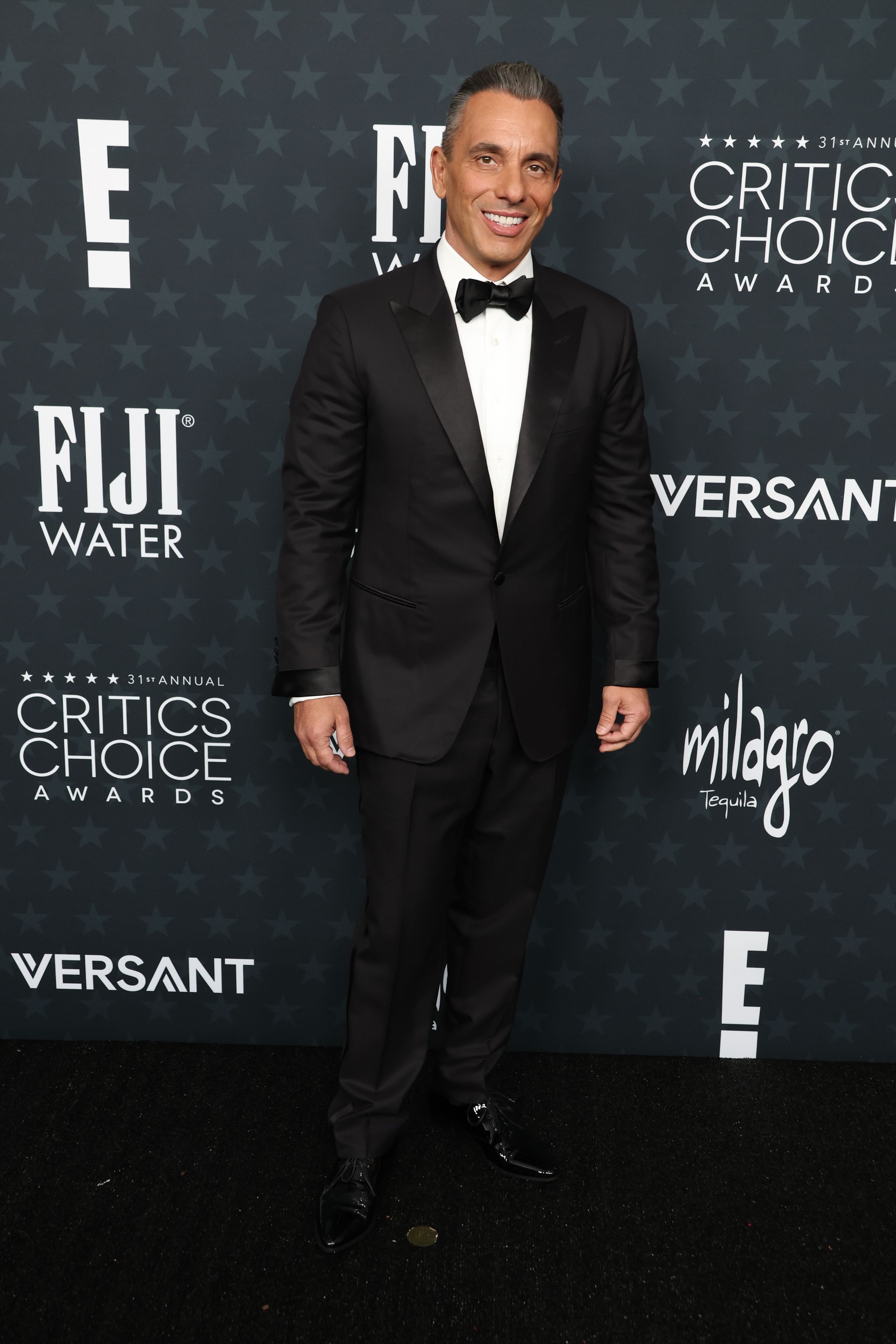 Sebastian Maniscalco attends the 31st Annual Critics Choice Awards at Barker Hangar on January 04, 2026 in Santa Monica, California