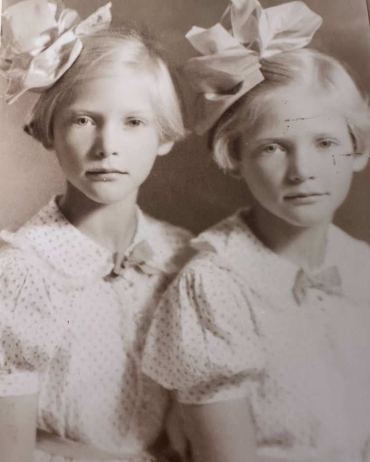 Identical twins Wilma Cagle and Welthy Senna, 100, still spend their days side by side in Greenville, South Carolina.