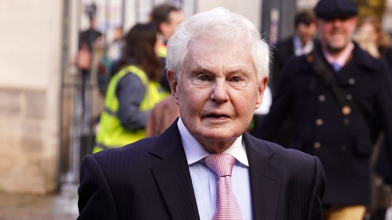 Derek Jacobi. Pic: PA