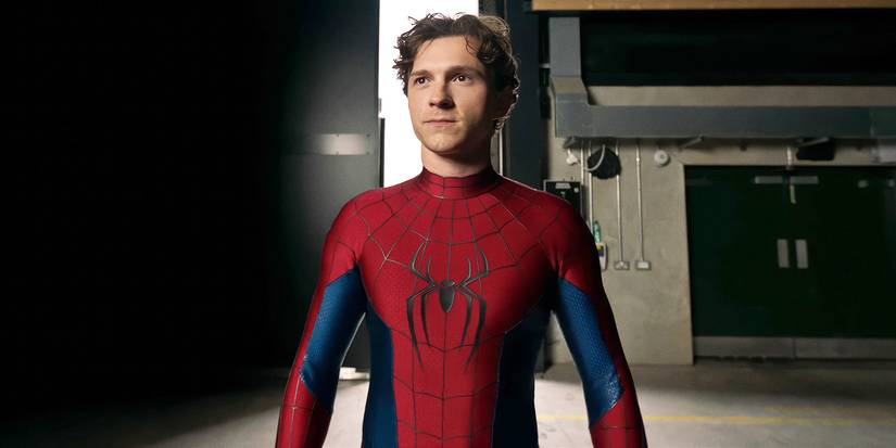 Spider-Man 4's Tom Holland in the suit without his mask