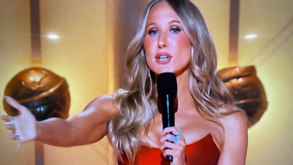 Nikki Glaser Savages CBS News, Justice Department in Scorching Golden Globes Monologue