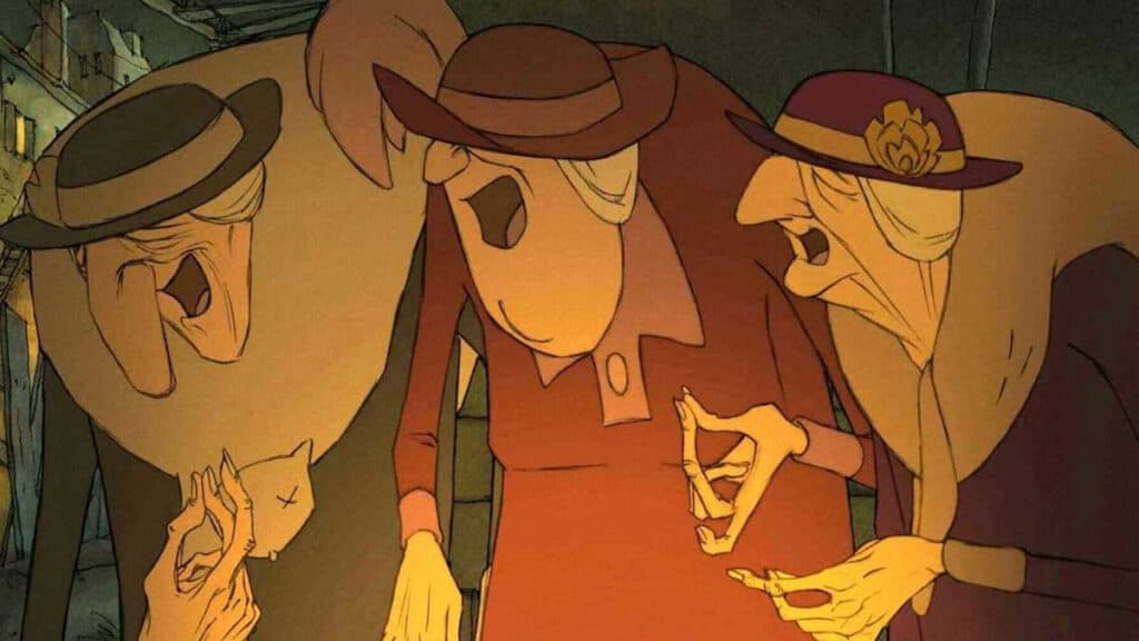 The Triplets of Bellville, animation