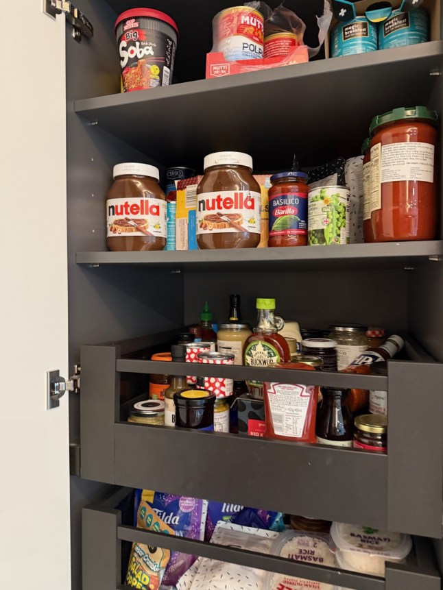 A look inside Katherine Ryan's store cupboard at home