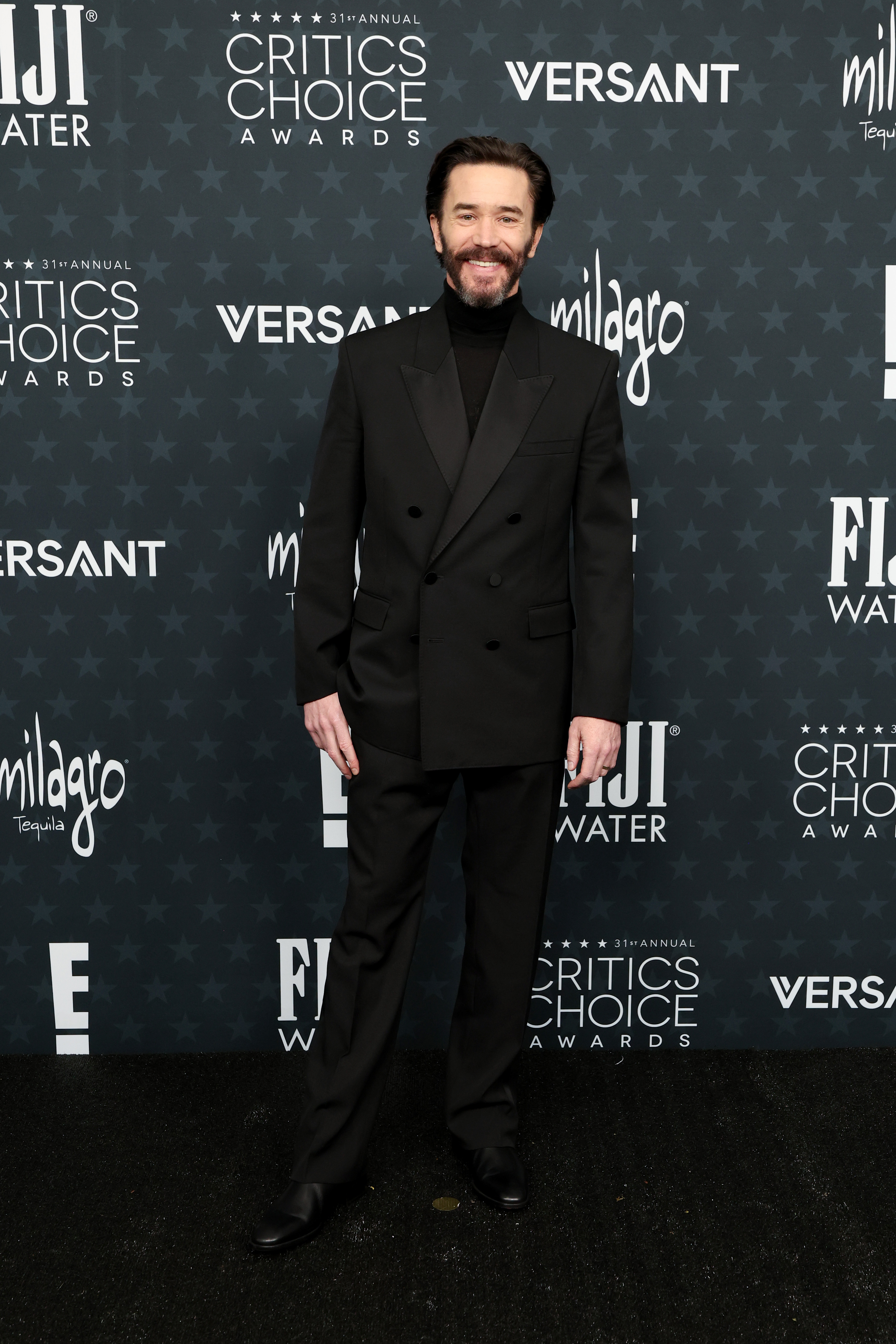 Tom Pelphrey attends the 31st Annual Critics Choice Awards at Barker Hangar on January 04, 2026 in Santa Monica, California