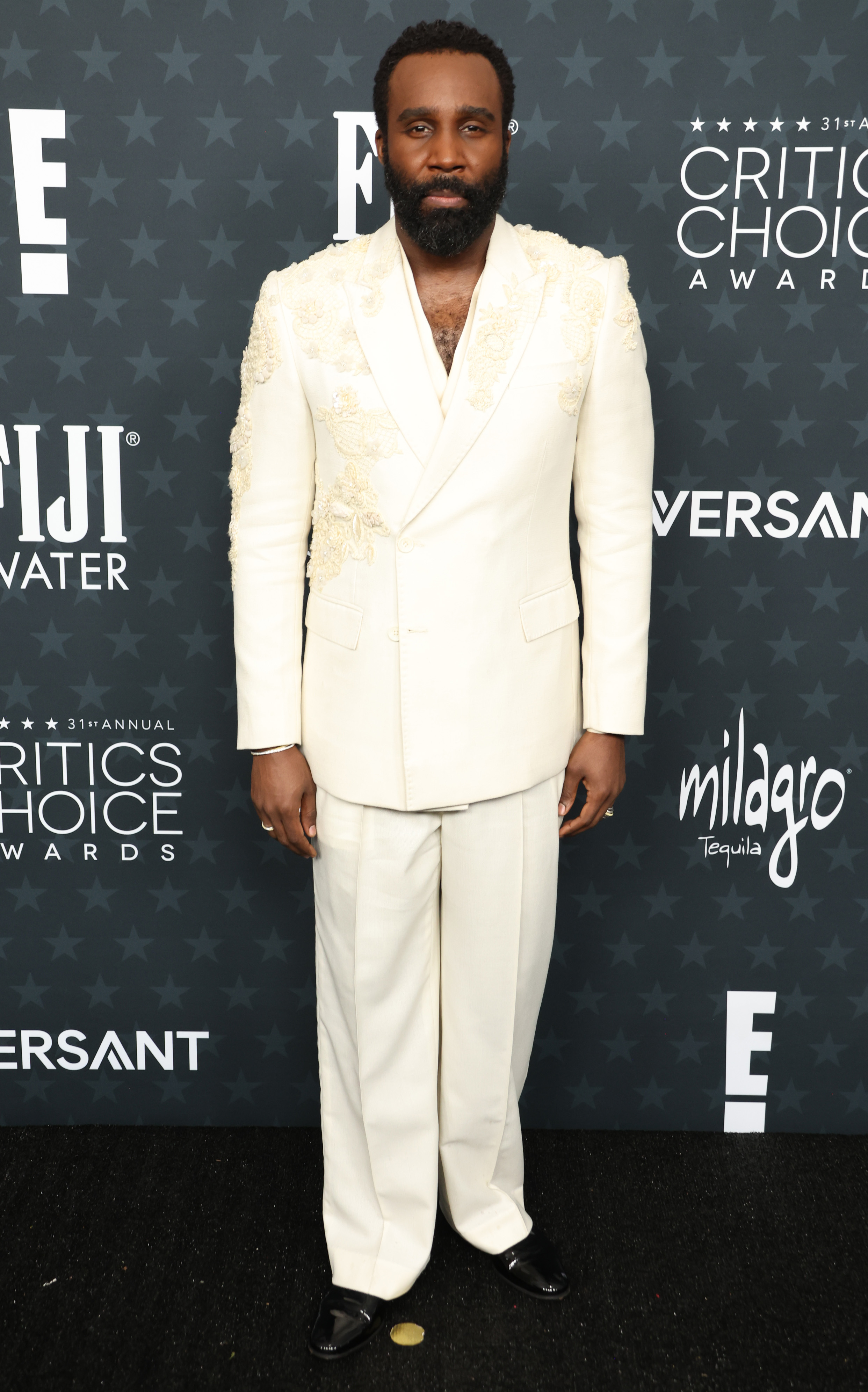 Tramell Tillman attends the 31st Annual Critics Choice Awards at Barker Hangar on January 04, 2026 in Santa Monica, California
