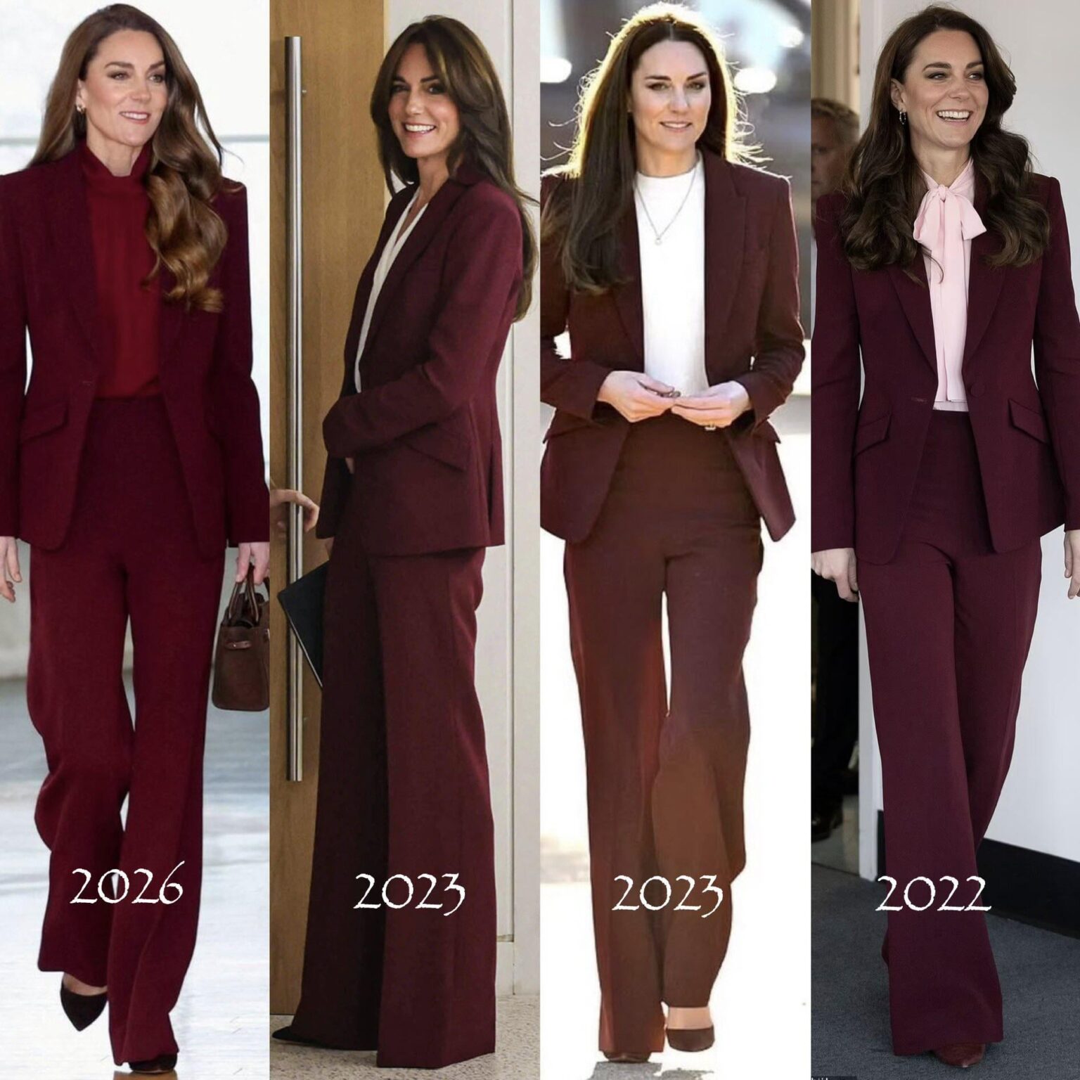 Catherine’s Rouland Mouret suit from the hospital visit today is a frequent rewear Catherine’s Rouland Mouret suit from the hospital visit today is a frequent rewear