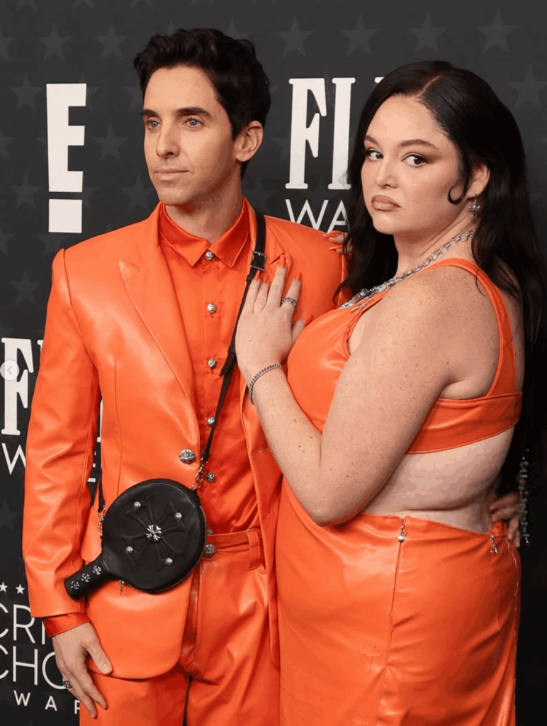Meg Stalter and Paul Downs recreate Timothée Chalamet and Kylie Jenner’s ‘MARTY SUPREME’ premiere look at the Critics Choice Awards