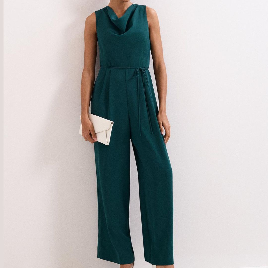 Phase Eight Teal Monique Jumpsuit