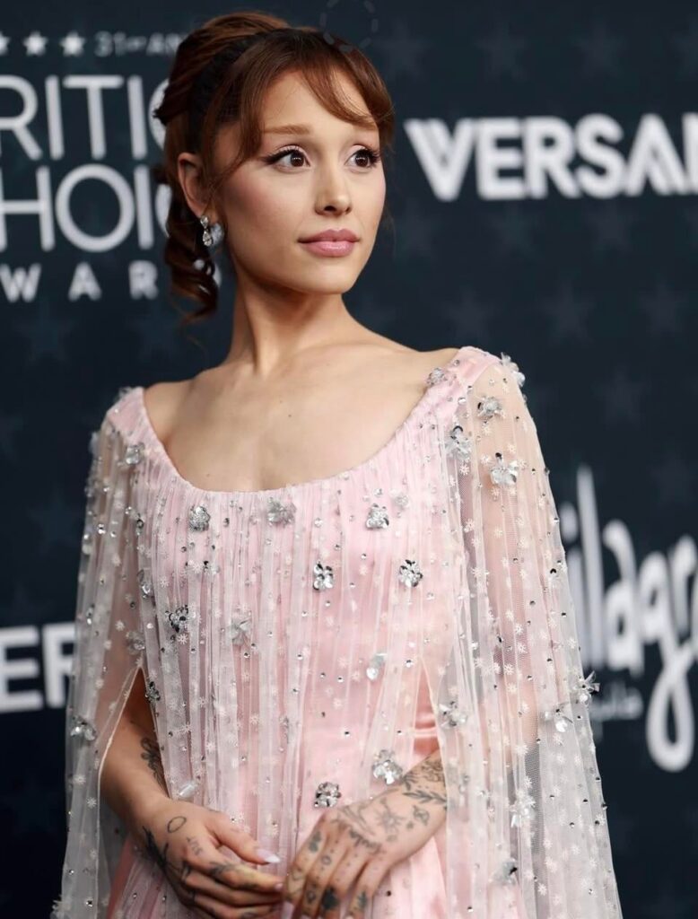 Ariana Grande attending the 31st Critics Choice Awards
