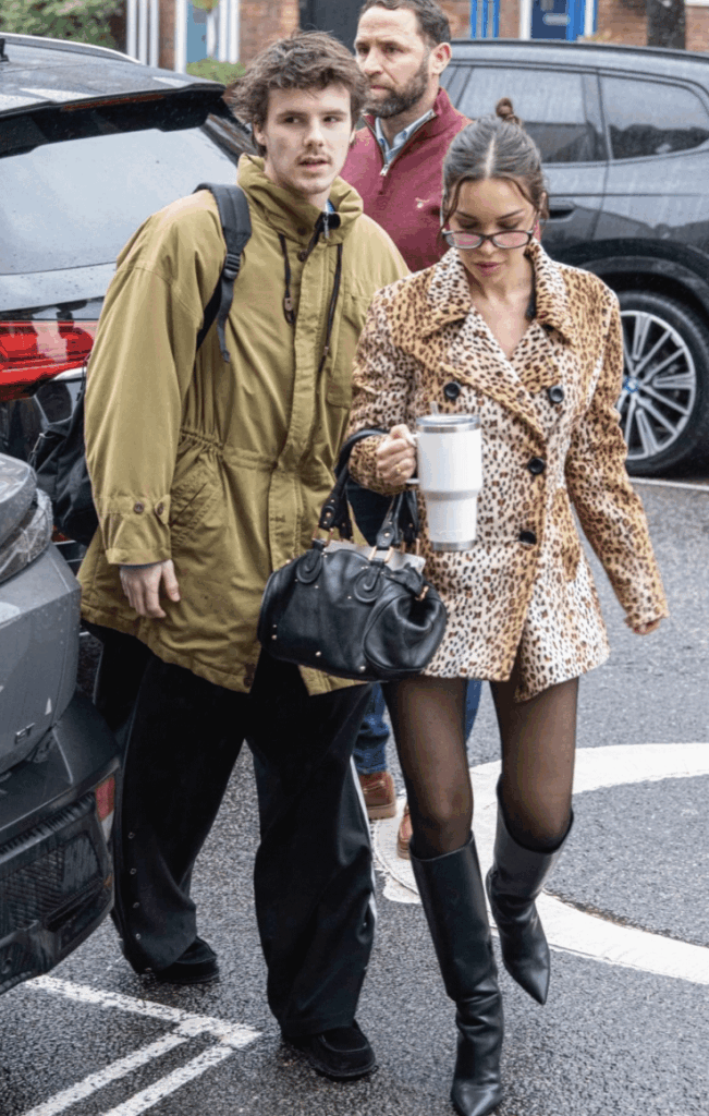 Cruz Beckham, 20, and his girlfriend Jackie Apostel, 30, were spotted stepping out in London on Wednesday, marking their first public sighting since Brooklyn’s shocking public statement about their family.