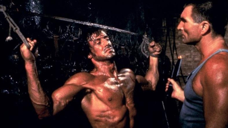 Yushin threatens Rambo in 