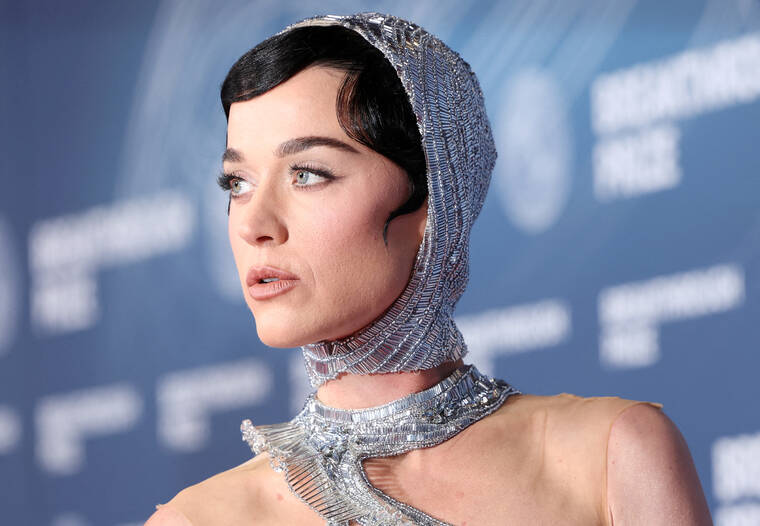 REUTERS/MARIO ANZUONI / APRIL 5
                                Katy Perry attends the 2025 Breakthrough Prize ceremony in Santa Monica, Calif.