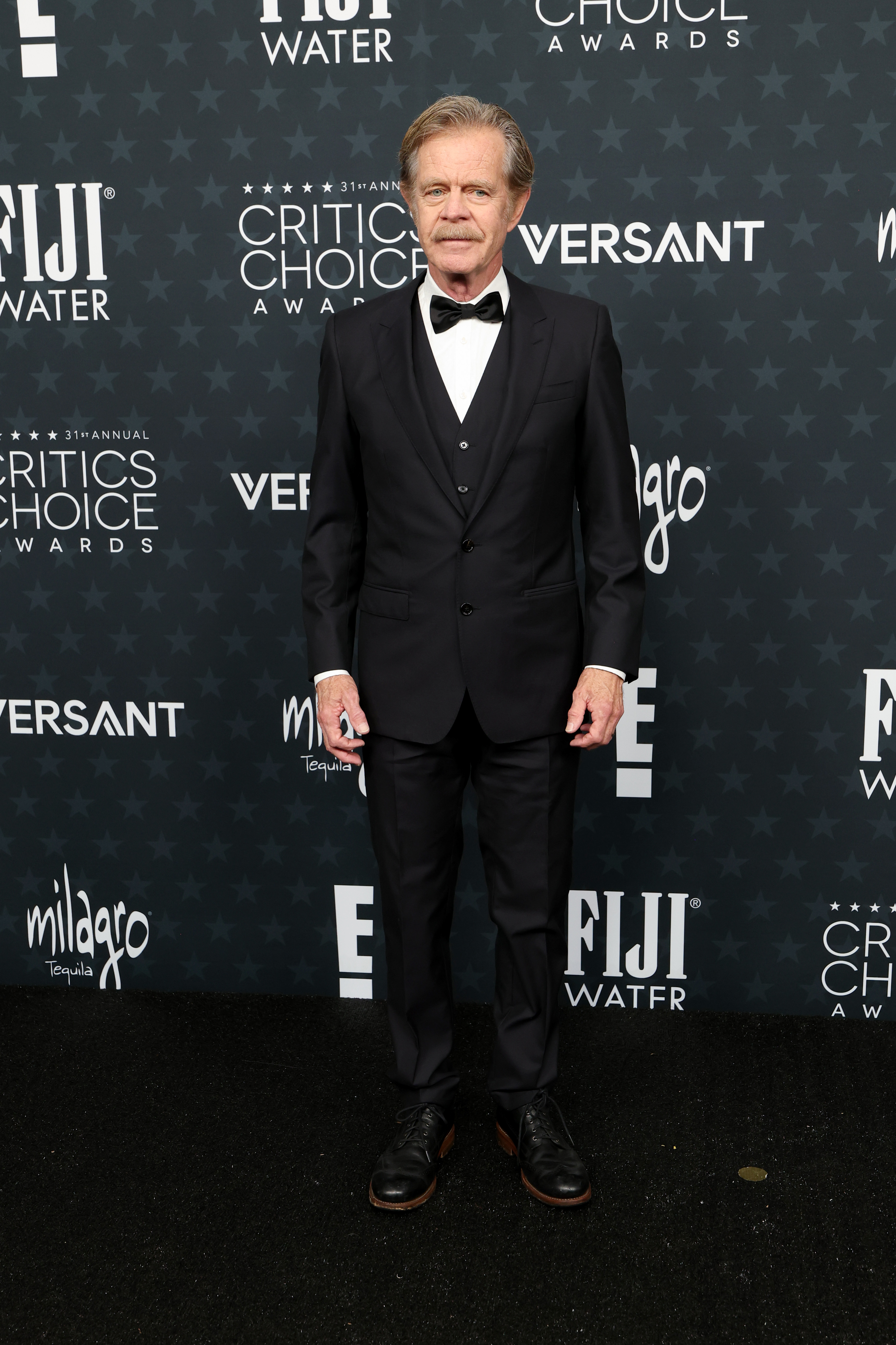 William H. Macy attends the 31st Annual Critics Choice Awards at Barker Hangar on January 04, 2026 in Santa Monica, California