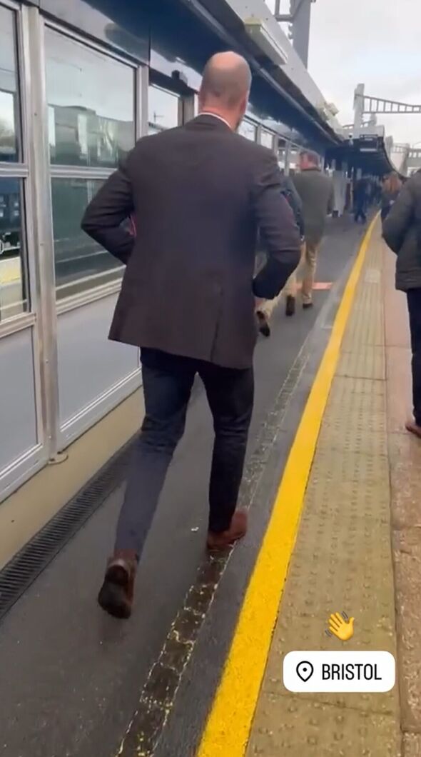 Prince William walking