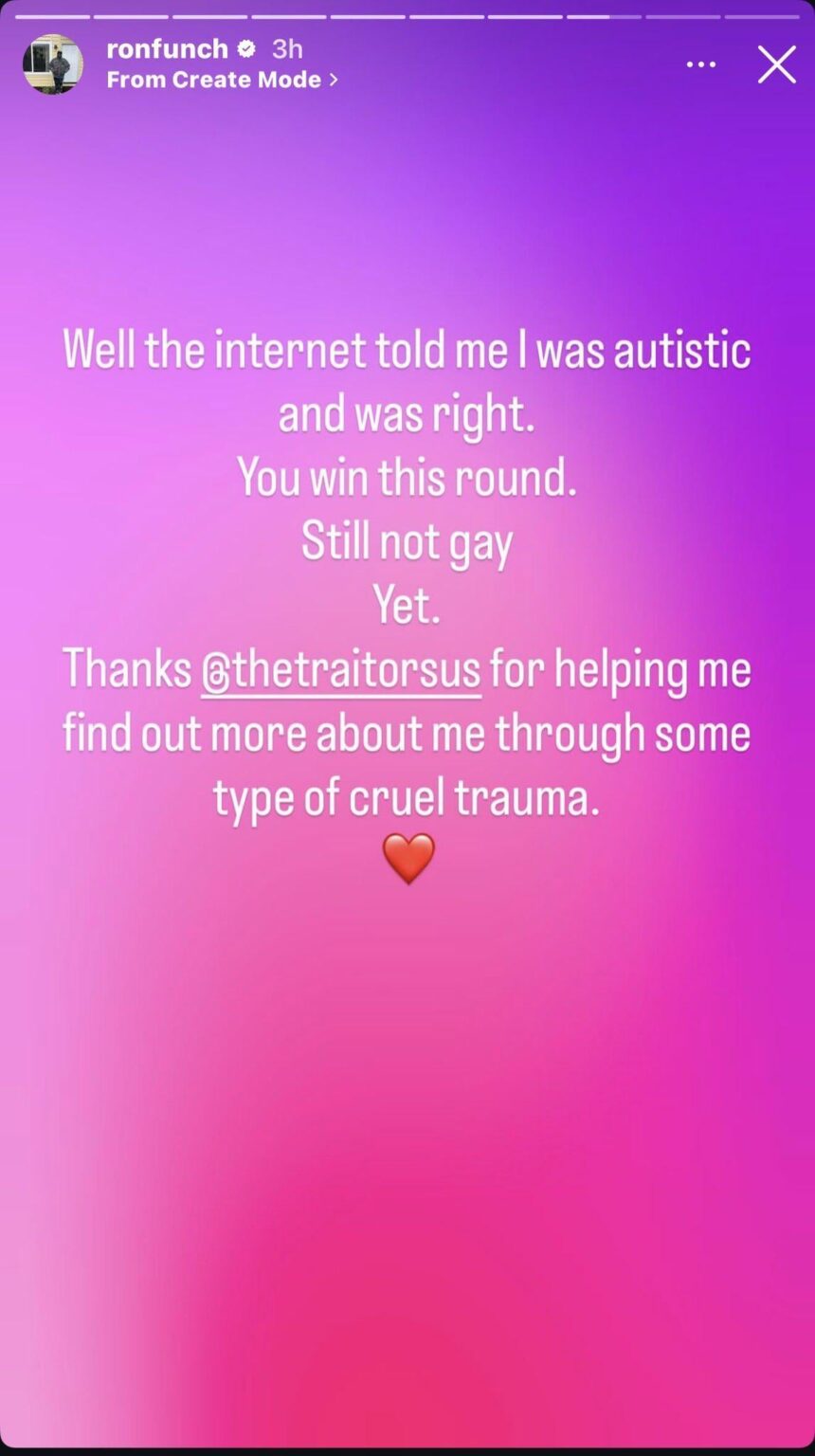 Ron Funches reveals he is autistic